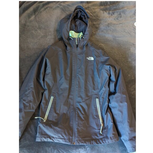 North Face Women's Hyvent Triclimate 3 in 1 Jacket Size Small Grey/Seafoam - Picture 5 of 12